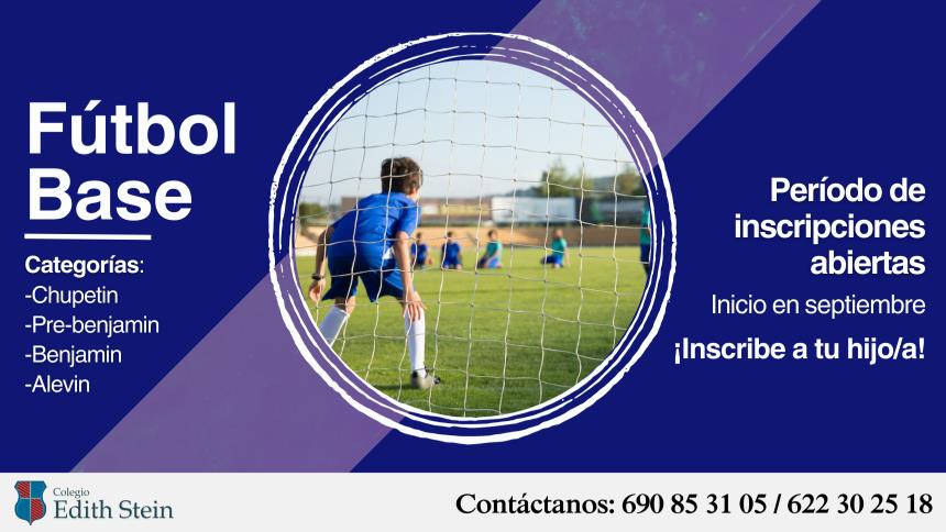 INSCRIPCIONES ABIERTAS PARA FUTBOL BASE